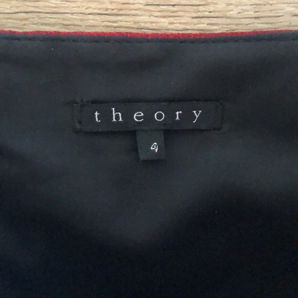 Theory red strapless dress - Picture 4 of 5